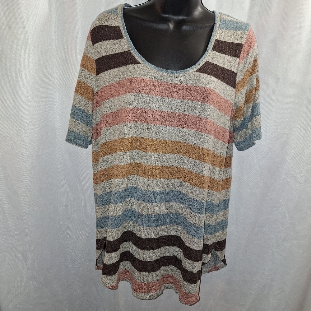 Maurices striped blouse large